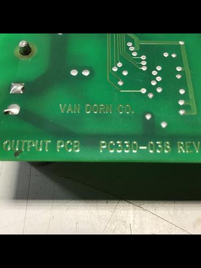 Used VAN DORN Pathfinder DC Output Board PC330-038 Used