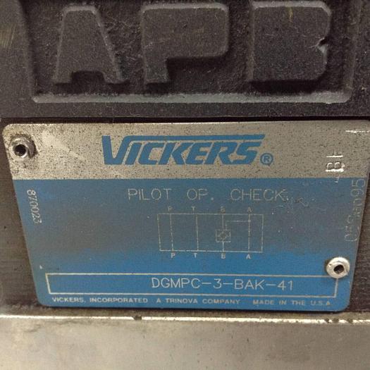Used VICKERS Valves DG4V-3-2AL-M-U-HL7-60 #89644