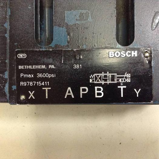 Used BOSCH Valve R978715411 Used