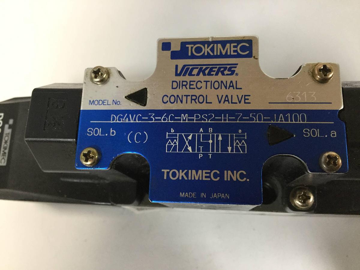 Used VICKERS Directional Control Valve DG4VC36CMPS2H750JA100 USED