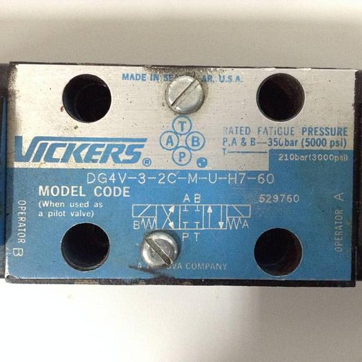 Used VICKERS Directional Valve DG4V32CMUH760 #89930