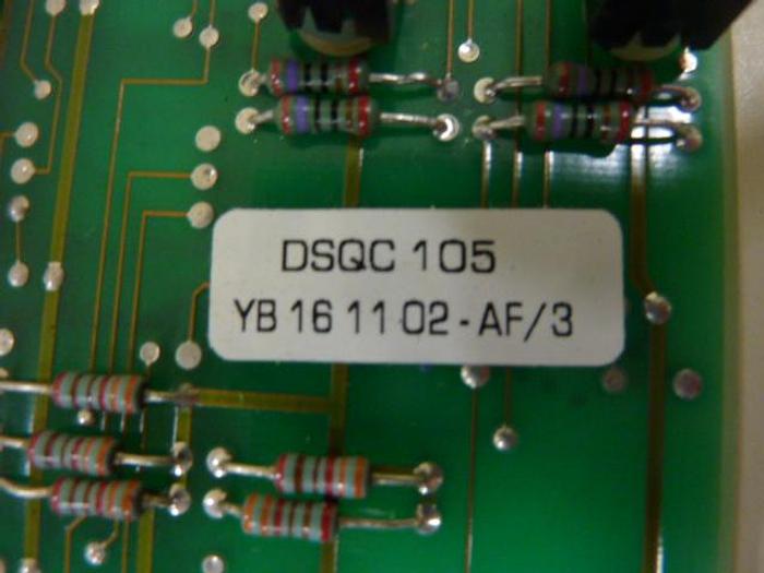 Used ABB Teach Pendant Circuit Board YB161102-AF/3 DSQC 105 #51174