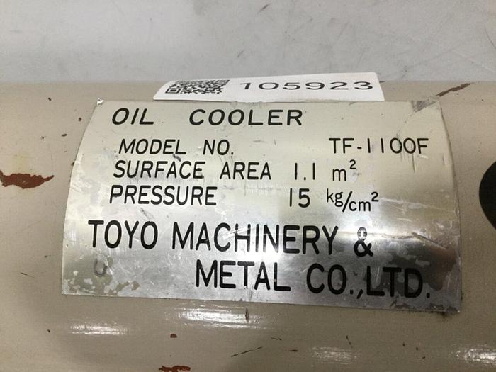 Used TOYO MACHINERY Oil Cooler TF-1100F Used