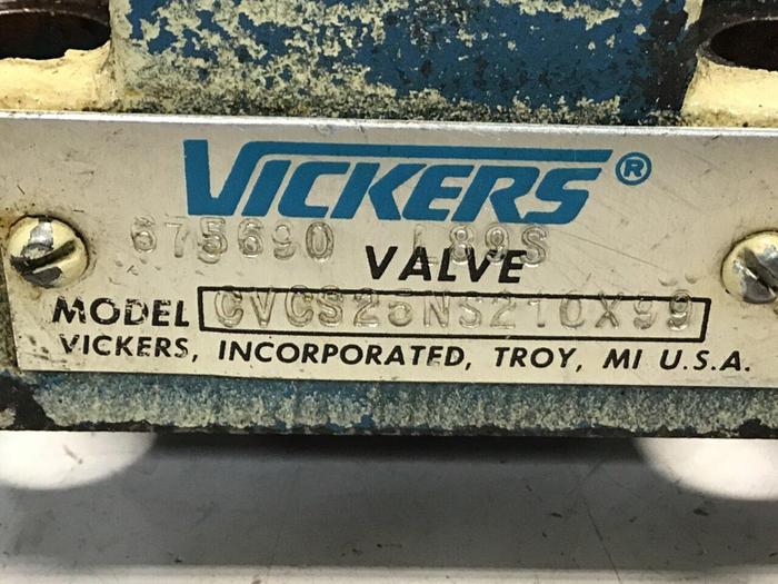 Used VICKERS Valve CVCS25NS210X99 Used