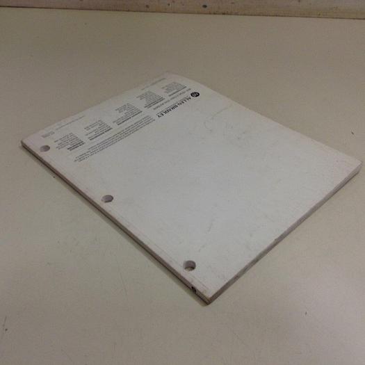 Used ALLEN BRADLEY Instruction Manual 1370-5.0.8 #70850
