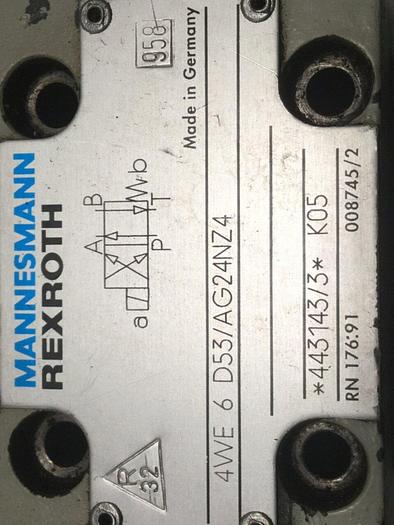 Used REXROTH Valve 4WE 6 D53 4WE6D53/AG24NZ4 #105642