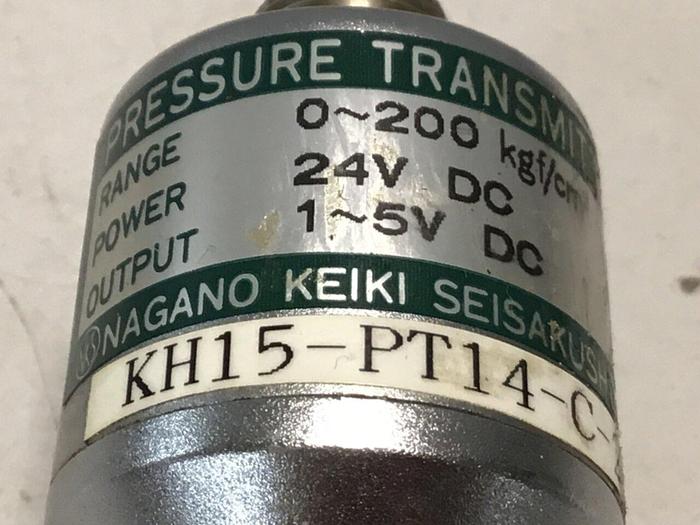 Used NAGANO Pressure Transmitter KH15-PT14-C-200-0.25 Used #126529