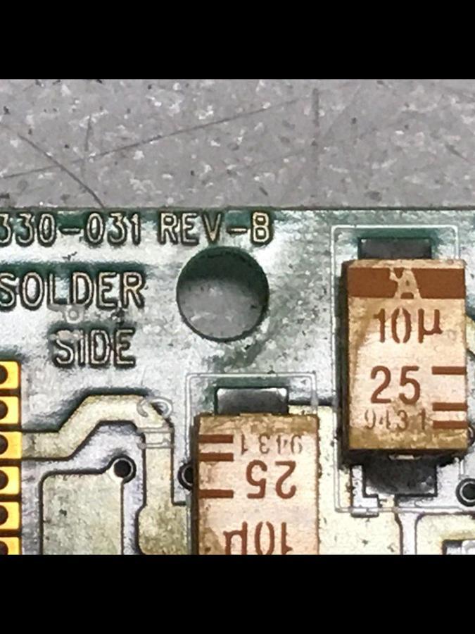 Used VAN DORN Sequencer Circuit Board PC330-029 330-029 #117734