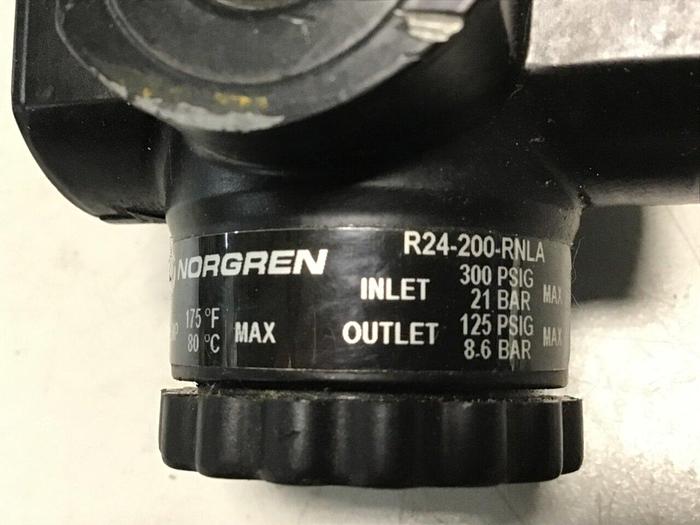 Used NORGREN Pressure Regulator R24-200-RNLA #112019
