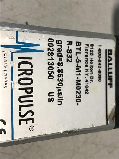 Used BALLUFF Magnetostrictive Positive Sensor BTL-5-M1-M0230-R-S32 #133540