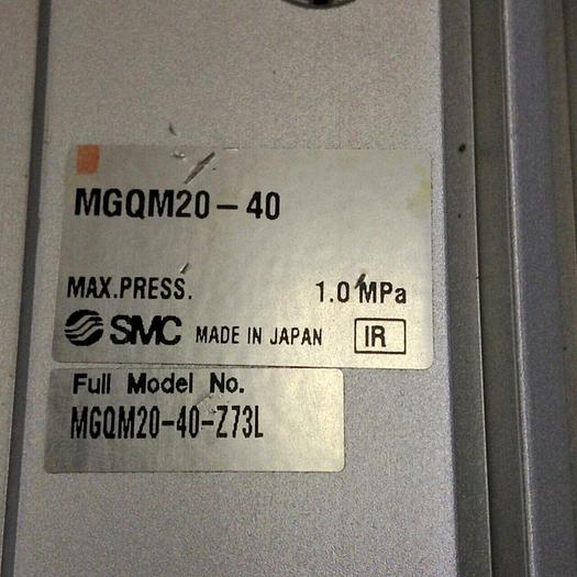 Used SMC Cylinder MGQM20-40 #80365