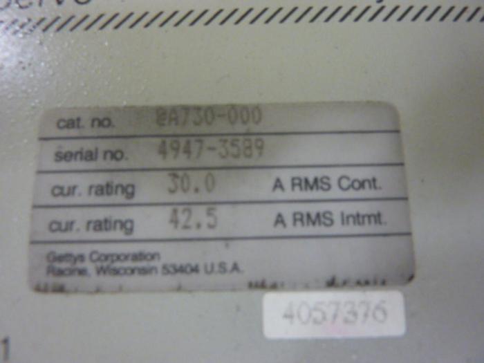 Used GETTYS Digital Servo Amplifier A730-000 Used
