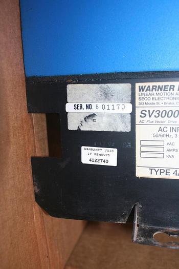 Used WARNER ELECTRIC Servo Drive SV3000 DRIVE Used