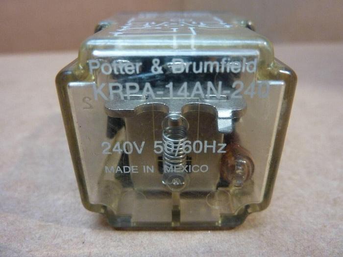 Used POTTER & BRUMFIELD 11 Pin Relay KRPA-14AN-240 #38292
