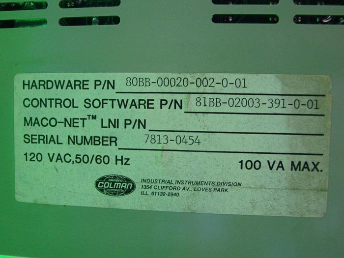 Used BARBER COLMAN Insta-Set Module 80BB-00020-002-0-01 #3427