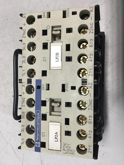 Used TELEMECANIQUE Reversing Contactor LP2K0901BD #119182