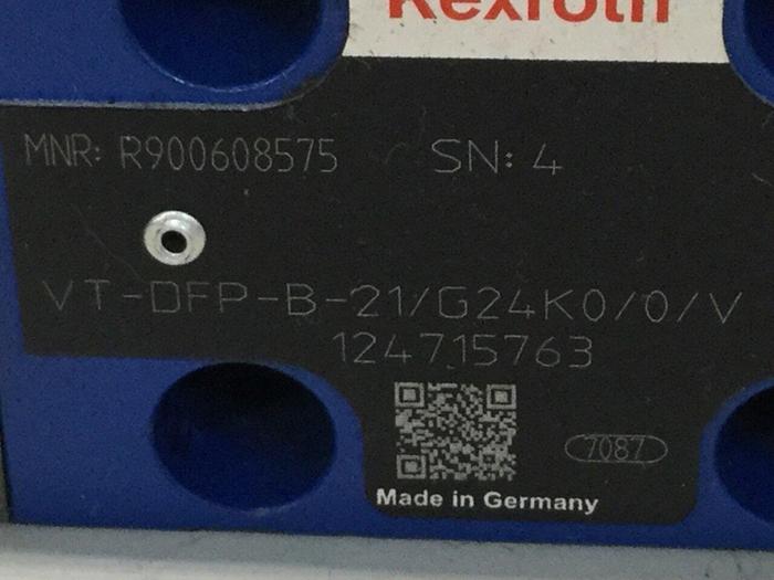 Used REXROTH Valve VTDFPB21/G24K0/0/V Used