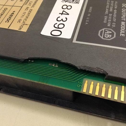 Used ALLEN BRADLEY DC Output Module 1771-OC (48V) #84390