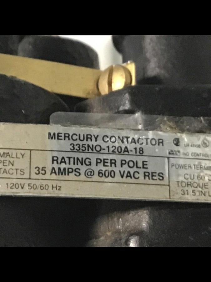 Used MDI Relay Contactor 335NO-120A-18 Used