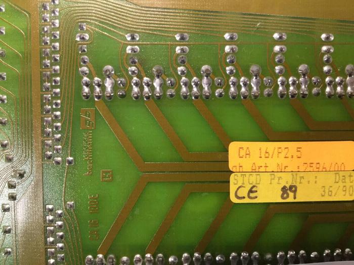 Used BACHMANN ELECTRONIC Circuit Board CA16100E Used