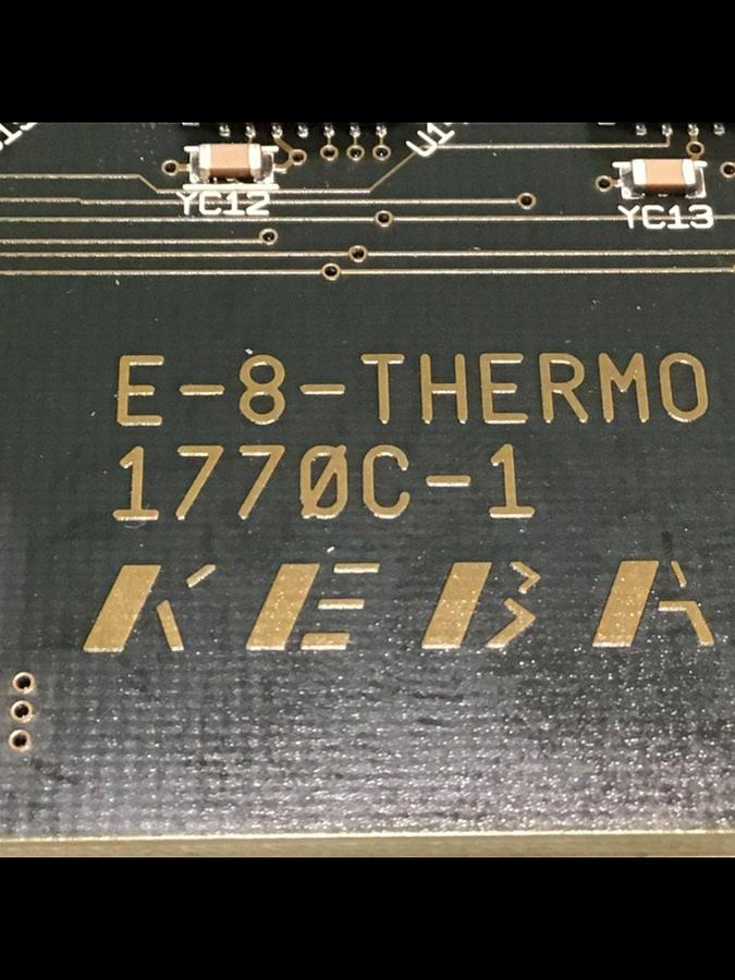 Used KEBA Engel 1770B-1 Circuit Board E-8-THERMO 1770C-1 Used