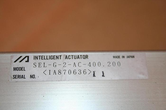 Used INTELLIGENT ACTUATOR INC Intelligent Actuator SEL-G-2-AC-400-200 Used