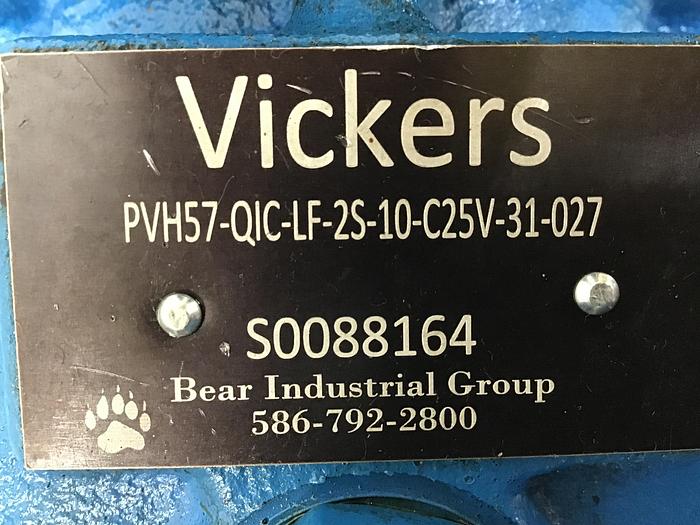 Used VICKERS Pump PVH57QICLF2S10C25V31027 Used #145539