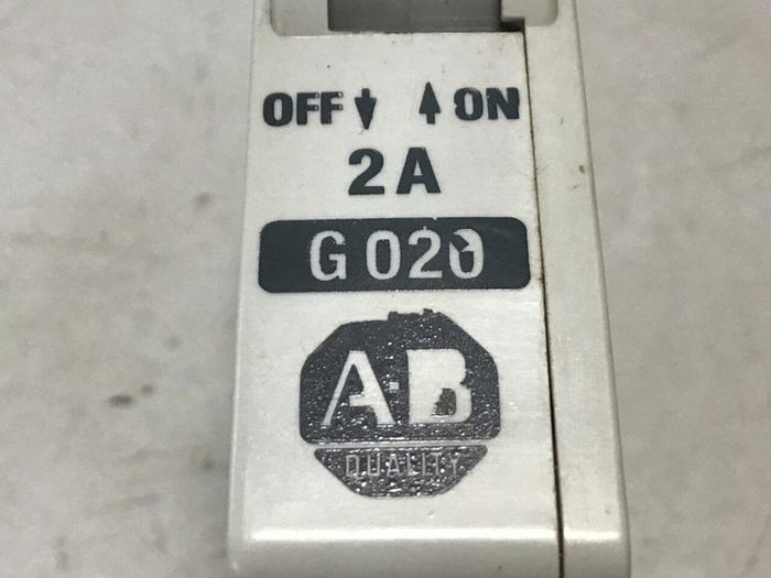 Used ALLEN BRADLEY Circuit Breaker 2 Amp 1492-CB1/G020 SER A #119624