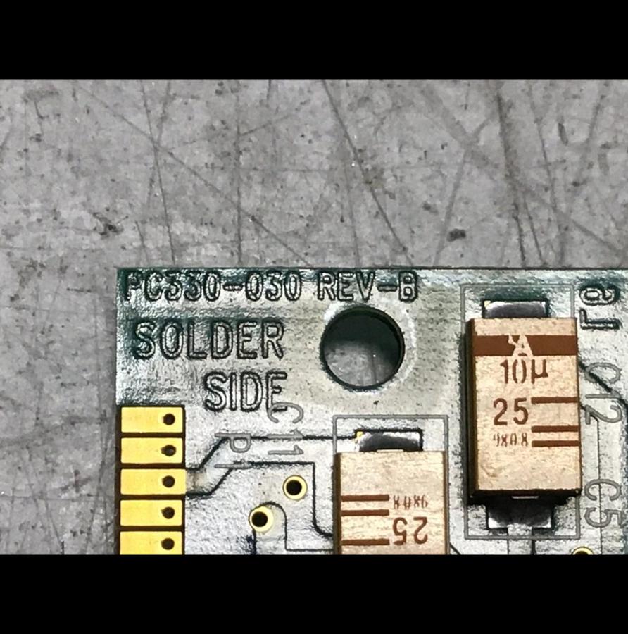 Used VAN DORN Temperature Circuit Board PC330-021 330-021 Used
