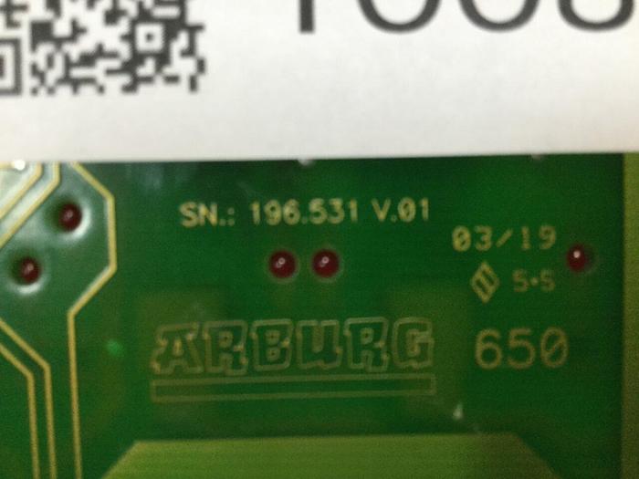Used ARBURG Circuit Board 650 #100843
