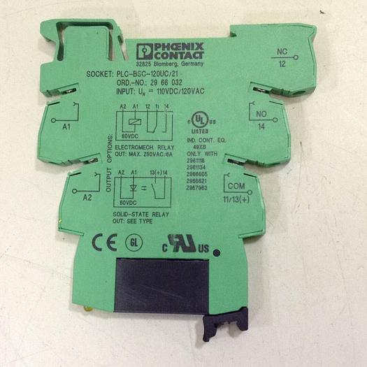 Used PHOENIX CONTACT Terminal Block PLC-BSC-120UC/21 #85919