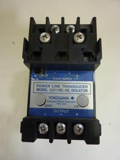 Used YOKOGAWA Power Line Transducer 2371 DC-DC ISOLATOR #65693