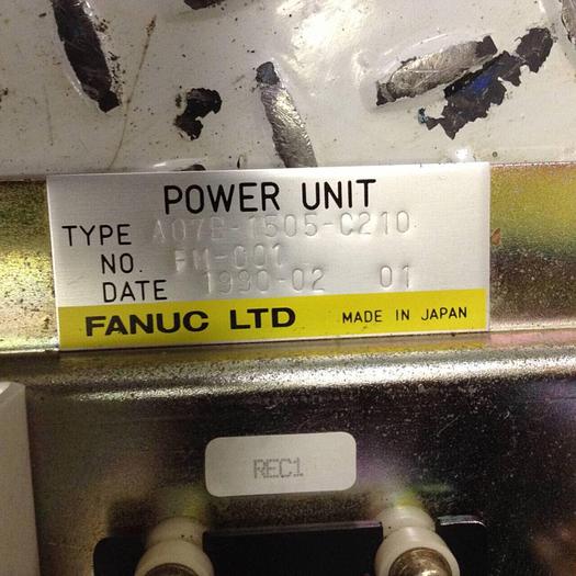 Used FANUC Power Unit A07B-1505-C210 #84680