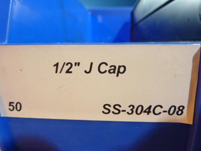 Used GENERIC JIC Cap Stainless Steel SS-304C-08 #40765 DNL SCRAPPED