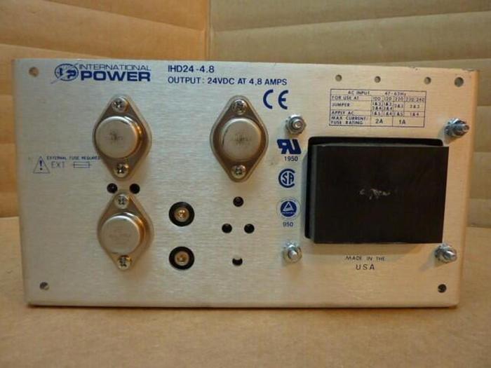 Used INTERNATIONAL POWER Power Supply IHD24-4.8 #35832