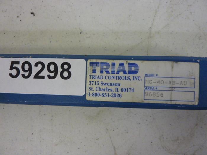 Used TRIAD Light Curtain MG-40-AB-AU-ER USED