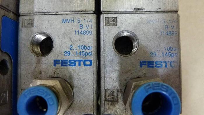 Used FESTO Control Block / Valve Terminal TN 18 859 Used