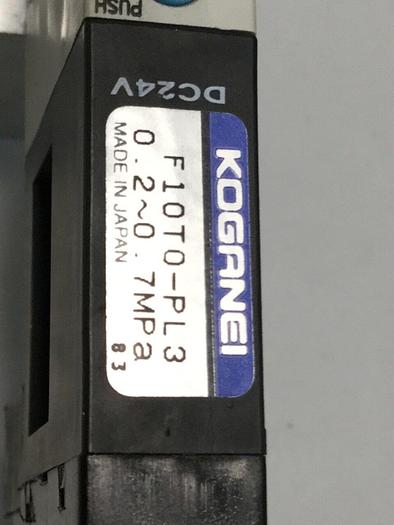 Used KOGANEI Valve & Manifold F10T0-PL3 #104551