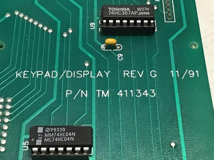 Used THORESON MCCOSH Keypad Display TM 411343 #108434