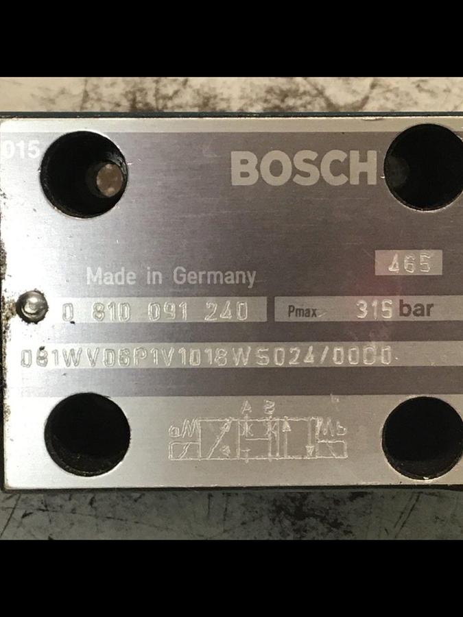 Used BOSCH Valve 0 810 091 240 Used #143797