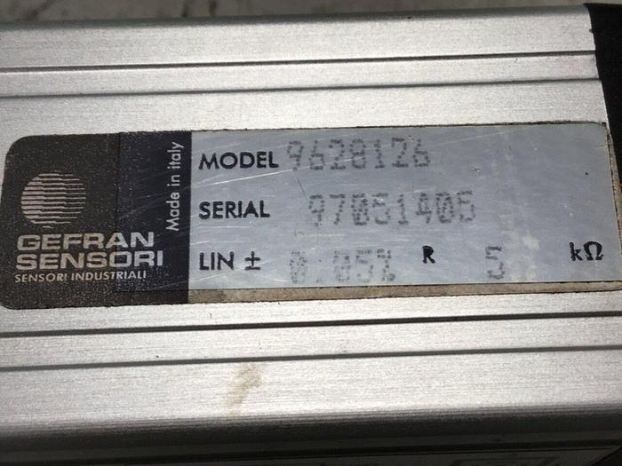 Used GEFRAN Linear Transducer 9628126 Used