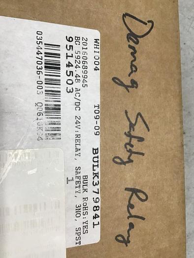 SAFEMASTER Safety Relay BG5924.48 #138400