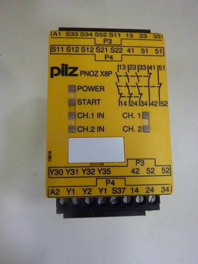 Used PILZ Safety Relay PNOZX8P24VDC3N/O2N/C2SO #46485