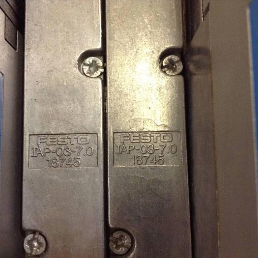 Used FESTO Control Block w/ Valves VIMP-03-B #71359