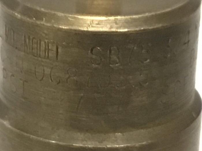 Used CDI Relief Valve SB75 #128891