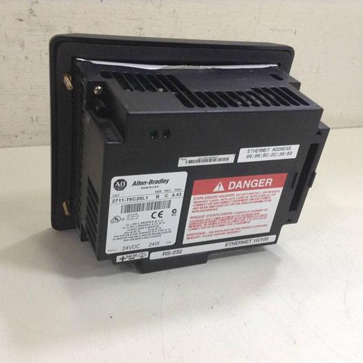 Used ALLEN BRADLEY Panel View 600 2711-T6C20L1 SER B Used