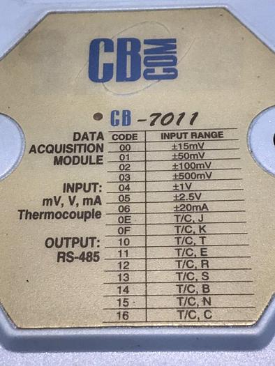Used CB-COM Data Acquisition CB-7011 #126760