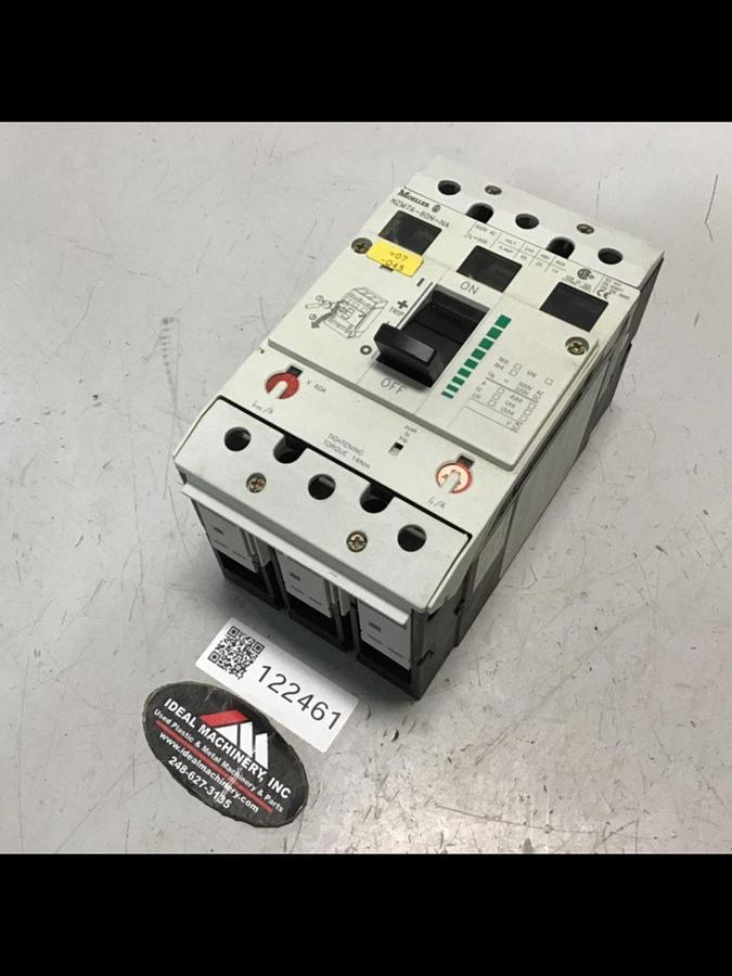Used MOELLER 60 Amp Circuit Breaker NZM7A-60N-NA USED