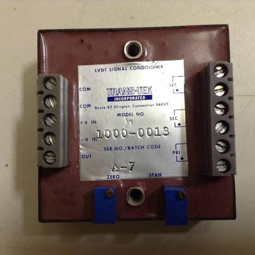 Used TRANS TEK Signal Conditioner 1000-0013 #86905