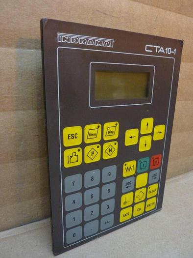 Used INDRAMAT CTA10-1 Operator Interface CTA10.1B-001-FW #23878